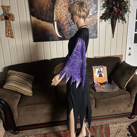 Rubie’s • Witch Of The Webs • Women • One Size • Purple/Black •Halloween Costume - Picture 7 of 15